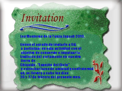 Jupash Invitation